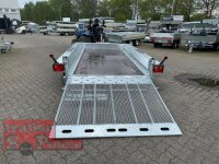 martz BAU-3 350/2 S  3000 kg Baumaschinentransporter - Heckrampe