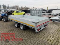 Aussteller I EDUARD 3520 -GD- 3 Seitenkipper, Bordwände 30cm -3000kg- E & H-Pumpe - Lfh: 63cm -195/50R13