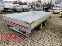 EDUARD 3520 -GD- 3 Seitenkipper, Bordwände 30cm -3000kg- E & H-Pumpe - Lfh: 63cm -195/50R13