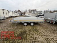 Aussteller I EDUARD 3520 -GD- 3 Seitenkipper, Bordwände 30cm -3500kg- E & H-Pumpe - Lfh: 63cm -195/50R13