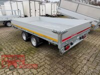 Aussteller I EDUARD 3520 -GD- 3 Seitenkipper, Bordwände 30cm -3500kg- E & H-Pumpe - Lfh: 63cm -195/50R13