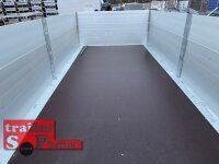 EDUARD 5022 -GD- Hochlader, kippbar, Rampen, Bordwände 30cm -3500kg- E-Pumpe - Lfh: 63cm -195/50R13 mit ALU Aufsatzbordwände 5022 - 70 cm hoch