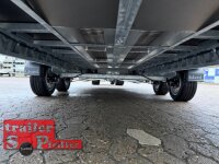 EDUARD 5022 -GD- Hochlader, kippbar, Rampen, Bordwände 30cm -3500kg- E-Pumpe - Lfh: 63cm -195/50R13 mit ALU Aufsatzbordwände 5022 - 70 cm hoch - Hochplane SP-Line