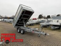 Böckmann DK-ST 3218/35 E Stahl  Dreiseitenkipper mit E-Pumpe und Nothandpumpe mit Stahl - Kastenaufsatz