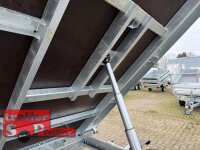 Böckmann DK-ST 3218/35 E Stahl  Dreiseitenkipper mit E-Pumpe und Nothandpumpe mit Stahl - Kastenaufsatz