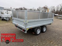 Böckmann DK-ST 3218/35 E Stahl  Dreiseitenkipper mit E-Pumpe und Nothandpumpe mit Stahl - Kastenaufsatz