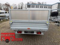 Böckmann DK-ST 3218/35 E Stahl  Dreiseitenkipper mit E-Pumpe und Nothandpumpe mit Stahl - Kastenaufsatz