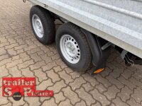 Böckmann DK-ST 3218/35 E Stahl  Dreiseitenkipper mit E-Pumpe und Nothandpumpe mit Stahl - Kastenaufsatz