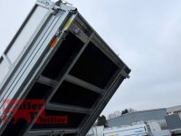 ABVERKAUF I DK-ST 3718/35 E Stahl Dreiseitenkipper mit E-Pumpe und Nothandpumpe mit Stahl - Kastenaufsatz