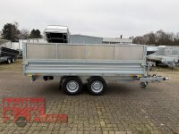 ABVERKAUF I DK-ST 3718/35 E Stahl Dreiseitenkipper mit E-Pumpe und Nothandpumpe mit Stahl - Kastenaufsatz