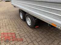 DK-ST 3718/35 E Stahl Dreiseitenkipper mit E-Pumpe und Nothandpumpe mit Stahl - Kastenaufsatz