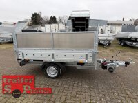 martz KIPPER 250 C S 1,5T Rückwärtskipper 250 x 150 ALU Wände Handpumpe mit Stahl Kastenaufsatz