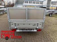 martz KIPPER 250 C S 1,5T Rückwärtskipper 250 x 150 ALU Wände Handpumpe mit Stahl Kastenaufsatz