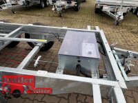 ABVERKAUF I Böckmann DK-AL 3218/35 E Alu - Dreiseitenkipper mit E-Pumpe und Nothandpumpe mit Stahl Kastenaufsatz