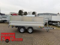 ABVERKAUF I Böckmann DK-AL 3218/35 E Alu - Dreiseitenkipper mit E-Pumpe und Nothandpumpe mit Stahl Kastenaufsatz