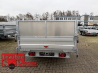 ABVERKAUF I Böckmann DK-AL 3218/35 E Alu - Dreiseitenkipper mit E-Pumpe und Nothandpumpe mit Stahl Kastenaufsatz
