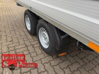 ABVERKAUF I Böckmann DK-AL 3218/35 E Alu - Dreiseitenkipper mit E-Pumpe und Nothandpumpe mit Stahl Kastenaufsatz