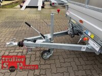 ABVERKAUF I Böckmann DK-AL 3218/35 E Alu - Dreiseitenkipper mit E-Pumpe und Nothandpumpe mit Stahl Kastenaufsatz