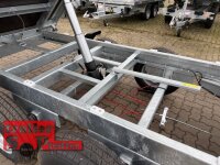 Böckmann DK-AL 3218/35 E Alu - Dreiseitenkipper mit E-Pumpe und Nothandpumpe mit Stahl Kastenaufsatz