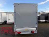 HUMBAUR HN 203116 Hochlader ALU 2000 kg - 310 x 165 - 195/55R10 mit Hochplane SP-Line