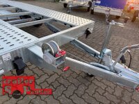 GT UNIDECK PLUS 450/2 S 2,7T LOHR - hinten abgeknickt - Rampen 2,5m  - Winde - Automatikstützrad