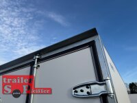 martz KARGO 300/2 - 750 KG Tandem Plywood Kofferanhänger  - ungebremst mit Zurrleisten - Heckstützen - 100 KM/H