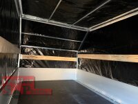 Aussteller - EDUARD 2514 -UE- Hochlader, Bordwände 30cm -0750kg- Lfh: 56cm -195/55R10 mit Hochplane ÖKO N-Line Stahl - Gestell - Giebeldach 130