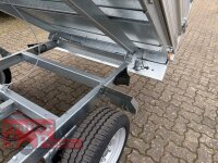 HUMBAUR HUK 273117 I 314 x 175 I 2700 KG I Rückwärtskipper mit Handpumpe mit ALU Aufsatzbordwänden 30 cm