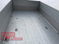 HUMBAUR HUK 273117 I 314 x 175 I 2700 KG I Rückwärtskipper mit Handpumpe mit ALU Aufsatzbordwänden 30 cm