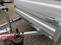 HUMBAUR HUK 273117 I 314 x 175 I 2700 KG I Rückwärtskipper mit Handpumpe mit ALU Aufsatzbordwänden 30 cm