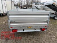 HUMBAUR HUK 273117 I 314 x 175 I 2700 KG I Rückwärtskipper mit Handpumpe mit ALU Aufsatzbordwänden 30 cm