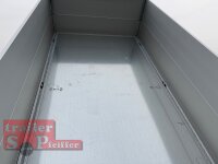 HUMBAUR HUK 202715 I 268 x 150 I 2000 KG I Rückwärtskipper mit Handpumpe mit ALU Aufsatzbordwänden 30 cm