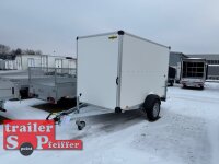 HUMBAUR HK 133015-18P FlexZurr - Kofferanhänger 1300 KG Zurrleisten - Heckstützen - 100 KM/H - AKTION