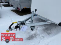 HUMBAUR HK 133015-18P FlexZurr - Kofferanhänger 1300 KG Zurrleisten - Heckstützen - 100 KM/H - AKTION