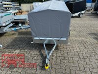 Aussteller / HUMBAUR Steely 750 kg ungebremst 205 x 109 mit Plane & Spriegel, LH 1000