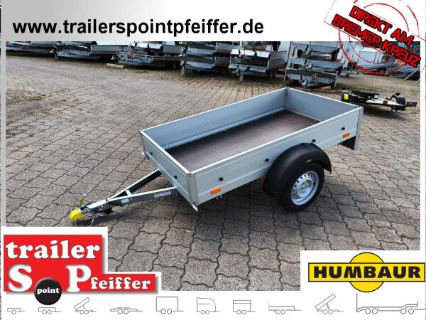 Aussteller / HUMBAUR Startrailer H 752010 ALU 750 kg ungebremst 205 x 109
