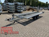 Aussteller /  Lorries PLI30-4521 - 3000 kg kippbarer leichter Autotransporter mit ALU Standschienen