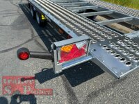 Lorries PLI30-5021 - 3000 kg kippbarer leichter Autotransporter mit ALU Standschienen