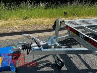 Lorries PLI30-5021 - 3000 kg kippbarer leichter Autotransporter mit ALU Standschienen