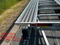 Lorries PLI30-5021 - 3000 kg kippbarer leichter Autotransporter mit ALU Standschienen