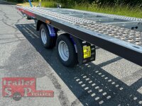Lorries PLI30-5021 - 3000 kg kippbarer leichter Autotransporter mit ALU Standschienen