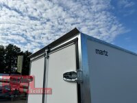 Aussteller / martz KARGO 300 C 2T Plywood Kofferanhänger  - Tandem gebremst mit Zurrleisten - Heckstützen