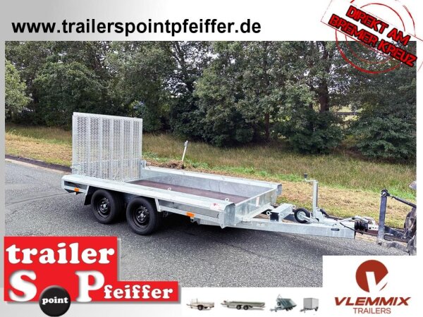 Aussteller /  Vlemmix Maschine A 300x150 - 2,7t Maschinentransporter - Baggeranhänger