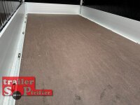 HUMBAUR HN 304121 Hochlader ALU 3000 kg - 410 x 210 - 195/55R10 mit Hochplane SP-Line - Schiebeplane - ÖKO Schräge