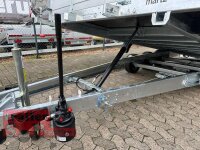 martz GT UNIVERSAL 600/3 S 3,5T hydraulisch kippbarer Auto und Maschinentransporter mit ALU Bordwänden