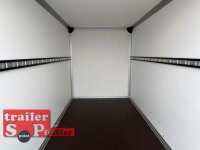 HUMBAUR HK 132513-15P FlexZurr - Kofferanhänger 1300 KG Zurrleisten - Heckstützen - 100 KM/H - AKTION