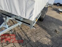 martz Basic 230 - 750 kg Anhänger 230 x 126 mit ECO Hochplane 140 cm Innenhöhe - SB