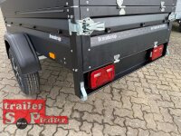 Brenderup 1205 SUB 750 LIMITED BLACK EDITION " Der neue Kippi " - ALU Felgen - LED Beleuchtung - SCHWARZ mit Kastenaufsatz