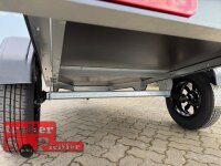 Brenderup 1205 SUB 750 LIMITED BLACK EDITION " Der neue Kippi " - ALU Felgen - LED Beleuchtung - SCHWARZ mit Kastenaufsatz