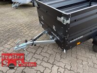 Brenderup 1205 SUB 750 LIMITED BLACK EDITION " Der neue Kippi " - ALU Felgen - LED Beleuchtung - SCHWARZ mit Kastenaufsatz